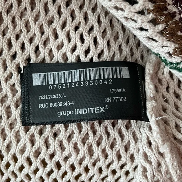 NWT Zara Woman ZW COLLECTION Crochet Dress with Floral Embroidery - Picture 15 of 16